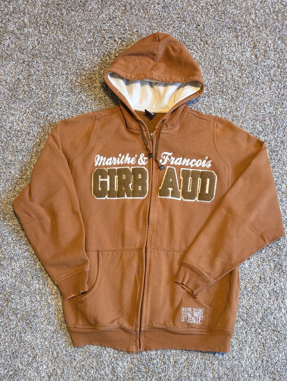 Vintage Marithé + François Girbaud Y2K Zip-Up Hoodie